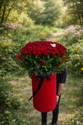 60 Roses Kırmızı Dev Kutuda